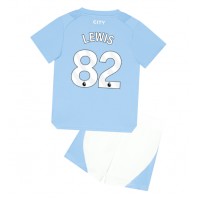 Manchester City Rico Lewis #82 Replica Home Minikit 2023-24 Short Sleeve (+ pants)